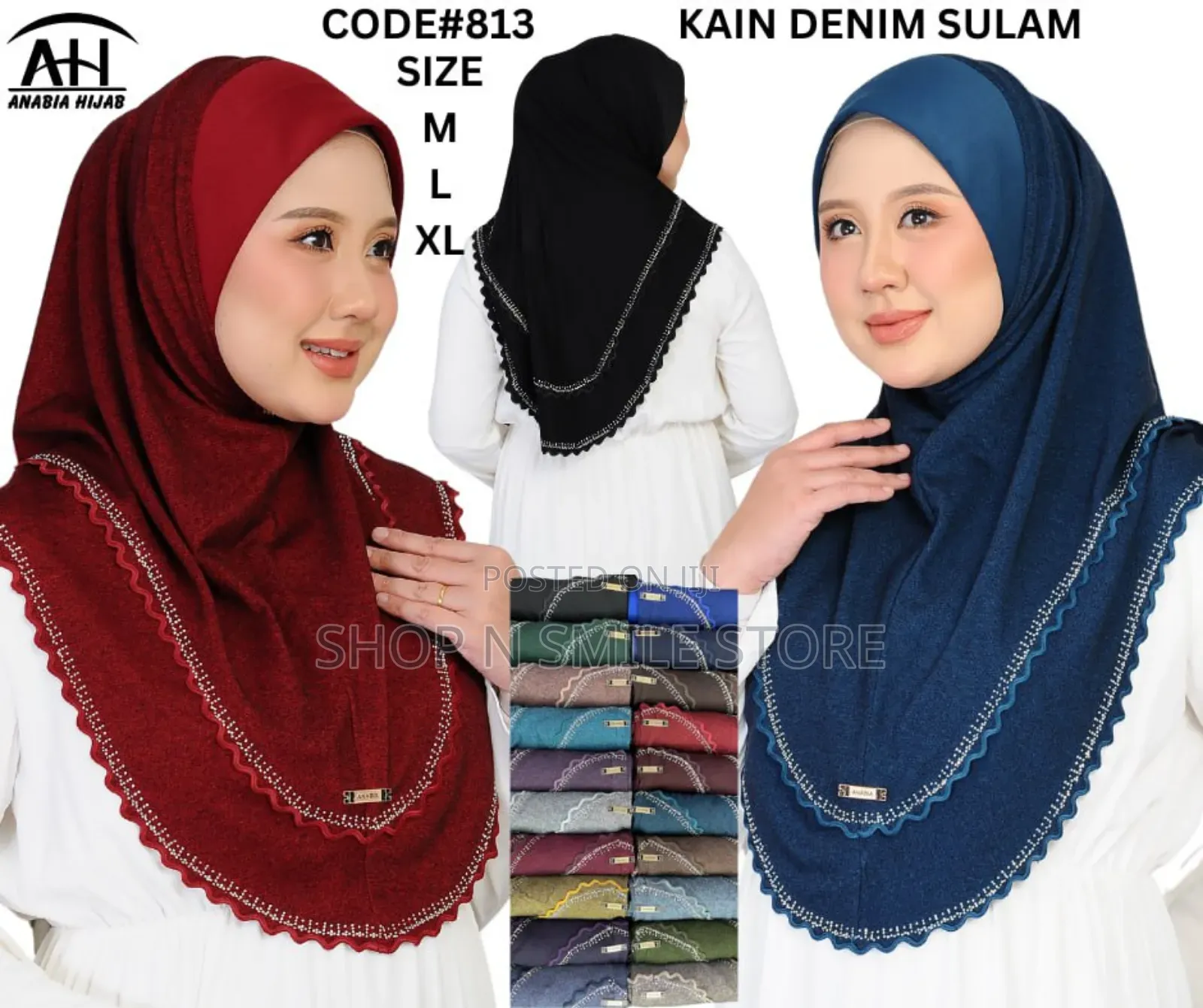 Denim Malaysia Hijabs