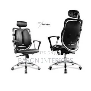 Office Kidney Leather Chair With Headrest