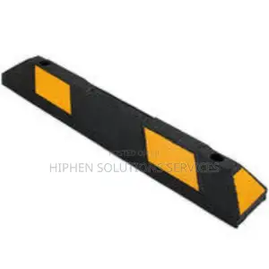 Safety Car Parking Lot Rubber Wheel Stopper For Curbs And Ve