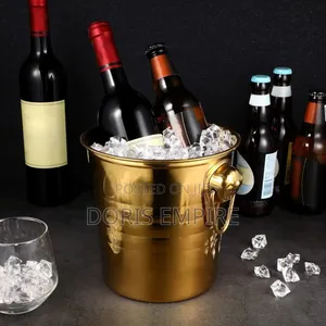 Stainless Steel Gold Wine Bucket