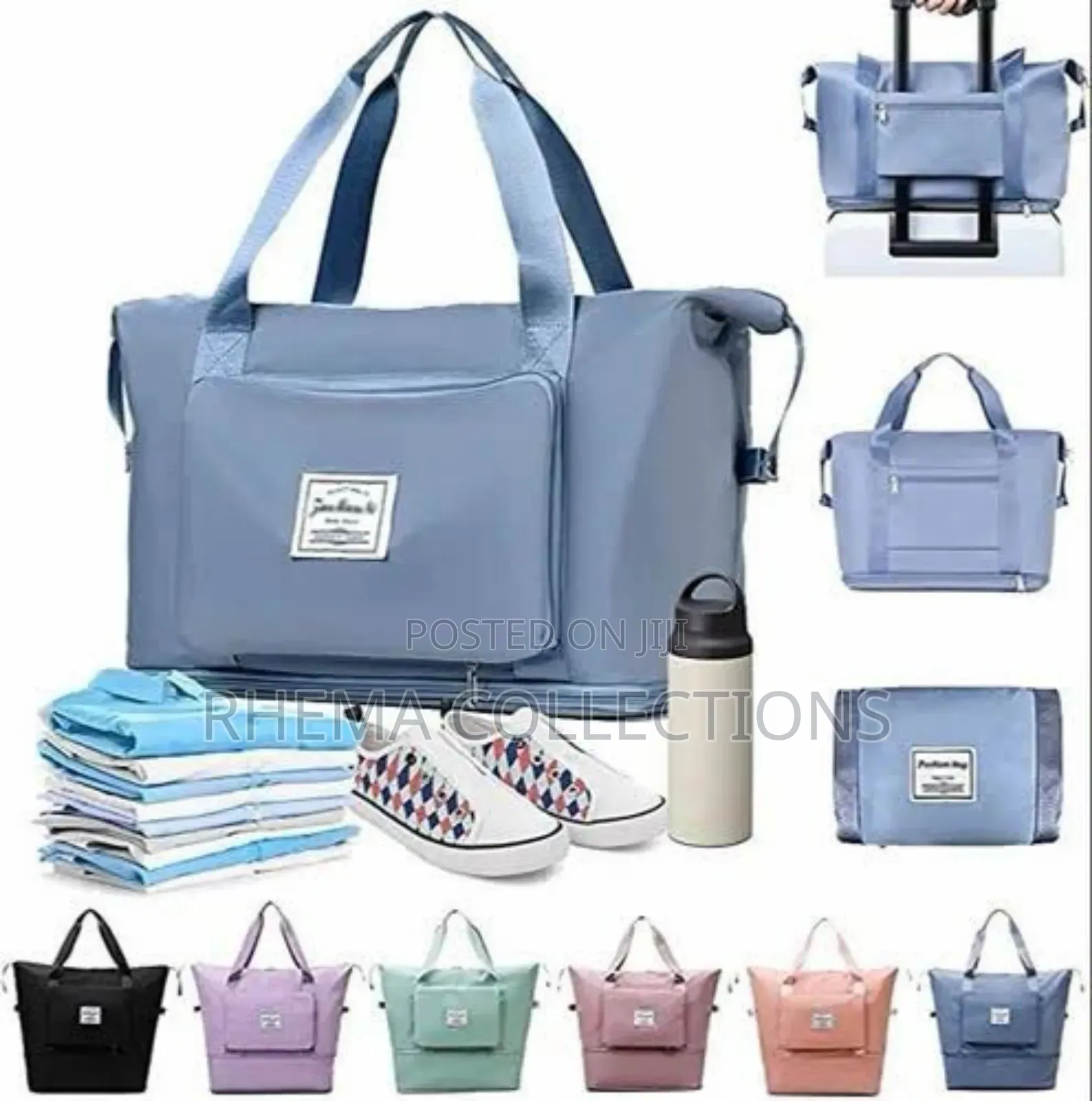 Plain Foldable Travel Bag