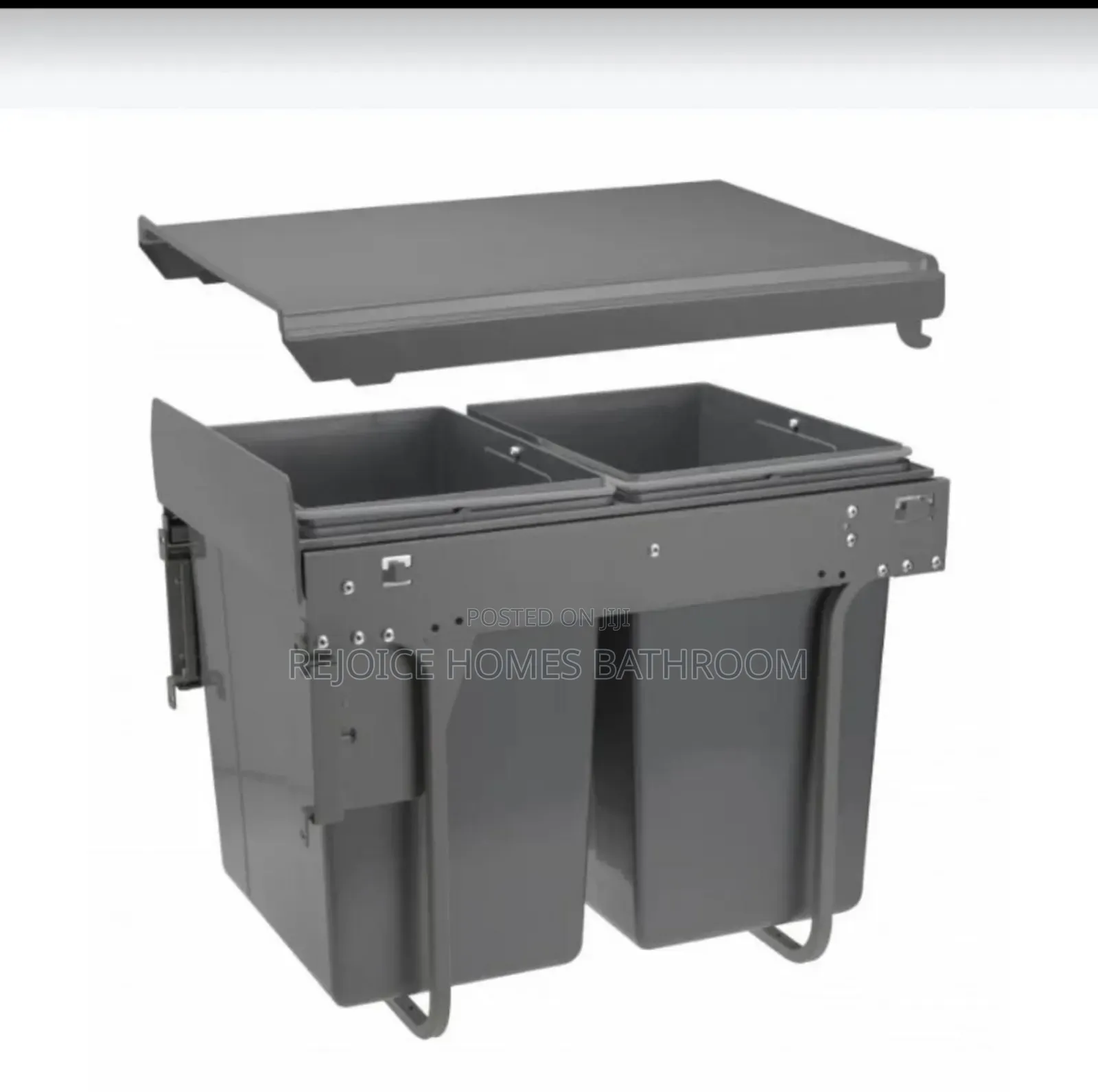 Pull Out Cabinet Dustbin/Waste Bin Rack for Kitchen
