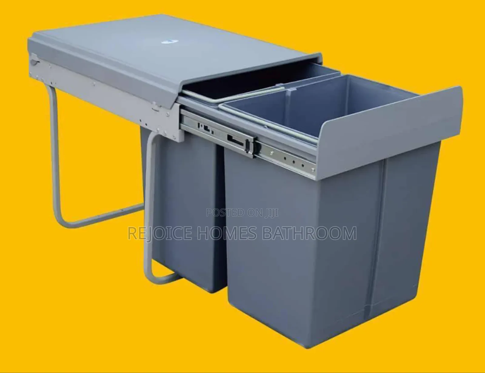 Pull Out Cabinet Dustbin/Waste Bin Rack for Kitchen