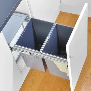 Pull Out Cabinet Dustbin/Waste Bin Rack for Kitchen
