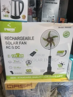 Iwin Ac Dc Solar Fan
