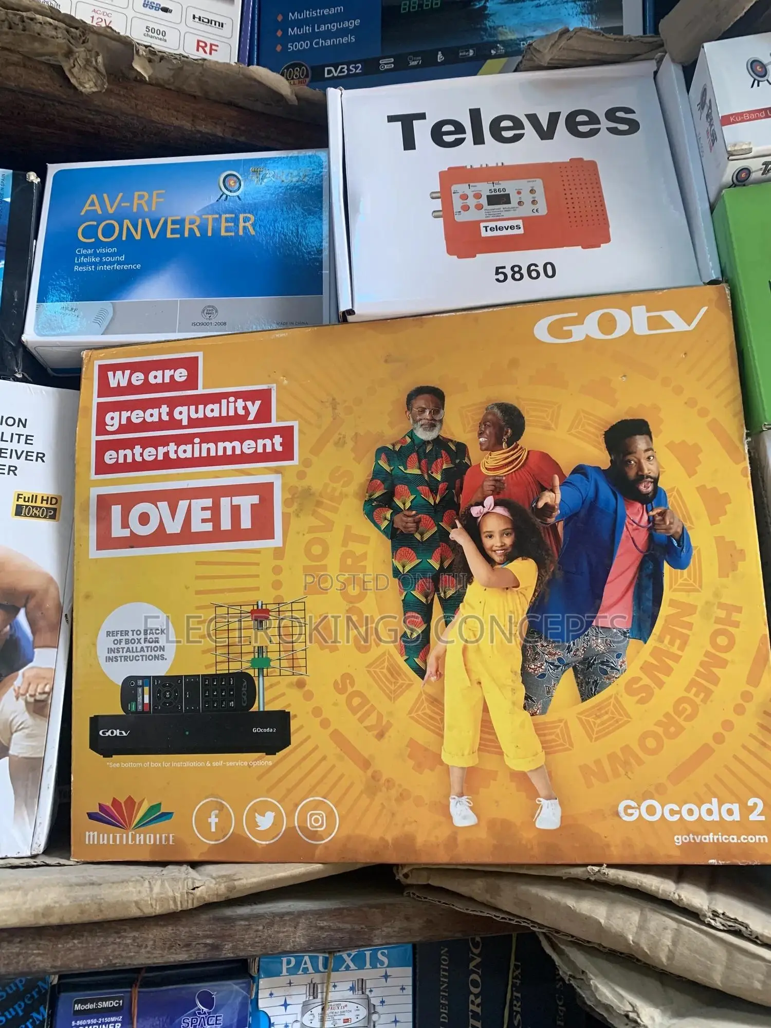 Gotv Decoder With Antenna
