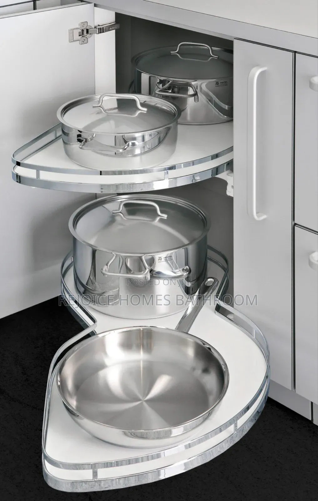 Magic Corner Swing Tray/Rack For Kitchen Cabinet