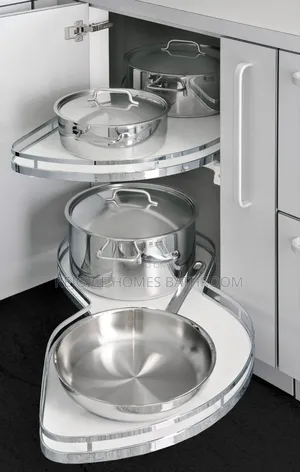 Magic Corner Swing Tray/Rack For Kitchen Cabinet