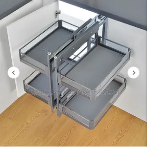 Cabinet Universal Blind Magic Corner 180 Degree for Kitchen