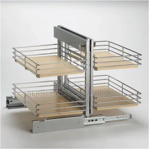 Cabinet Universal Blind Magic Corner 180 Degree for Kitchen