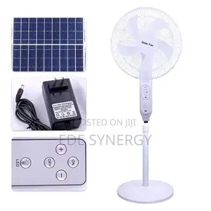 Smart Noiseless Solar Fan 24hours Power Supply