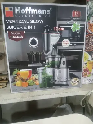 Hoffman Vertical Slow Juicer 2 in 1