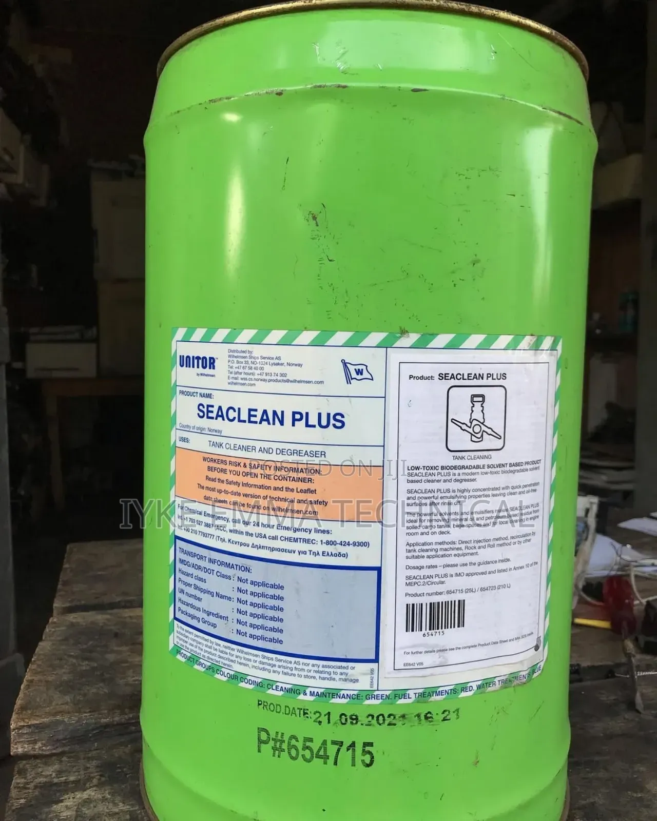 Unitor Seaclean Plus 25ltrs