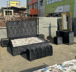 Family Size Padded Full 6 by 6 HDF Bedframe Set of Distinct Quality