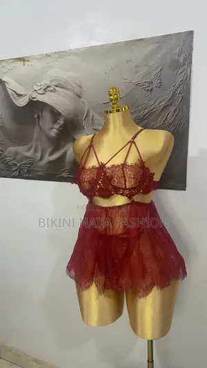Photo - Seductive Red Lingerie for You
