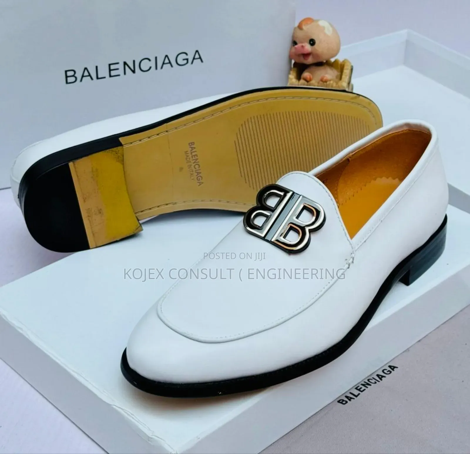 White Original Versace Quality Luxury Shoe