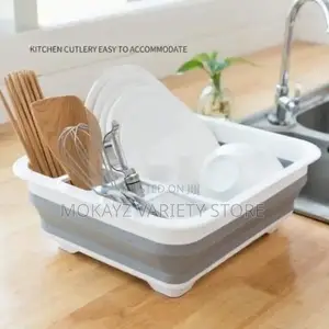 Collapsible Silicon Mini Dish/Plate Rack