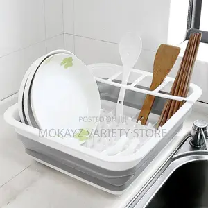 Collapsible Silicon Mini Dish/Plate Rack
