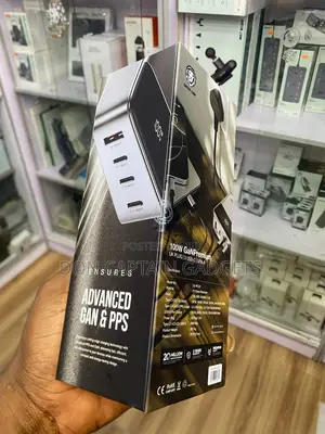 Green Lion 100w Gan Premium Uk Plug Adapter