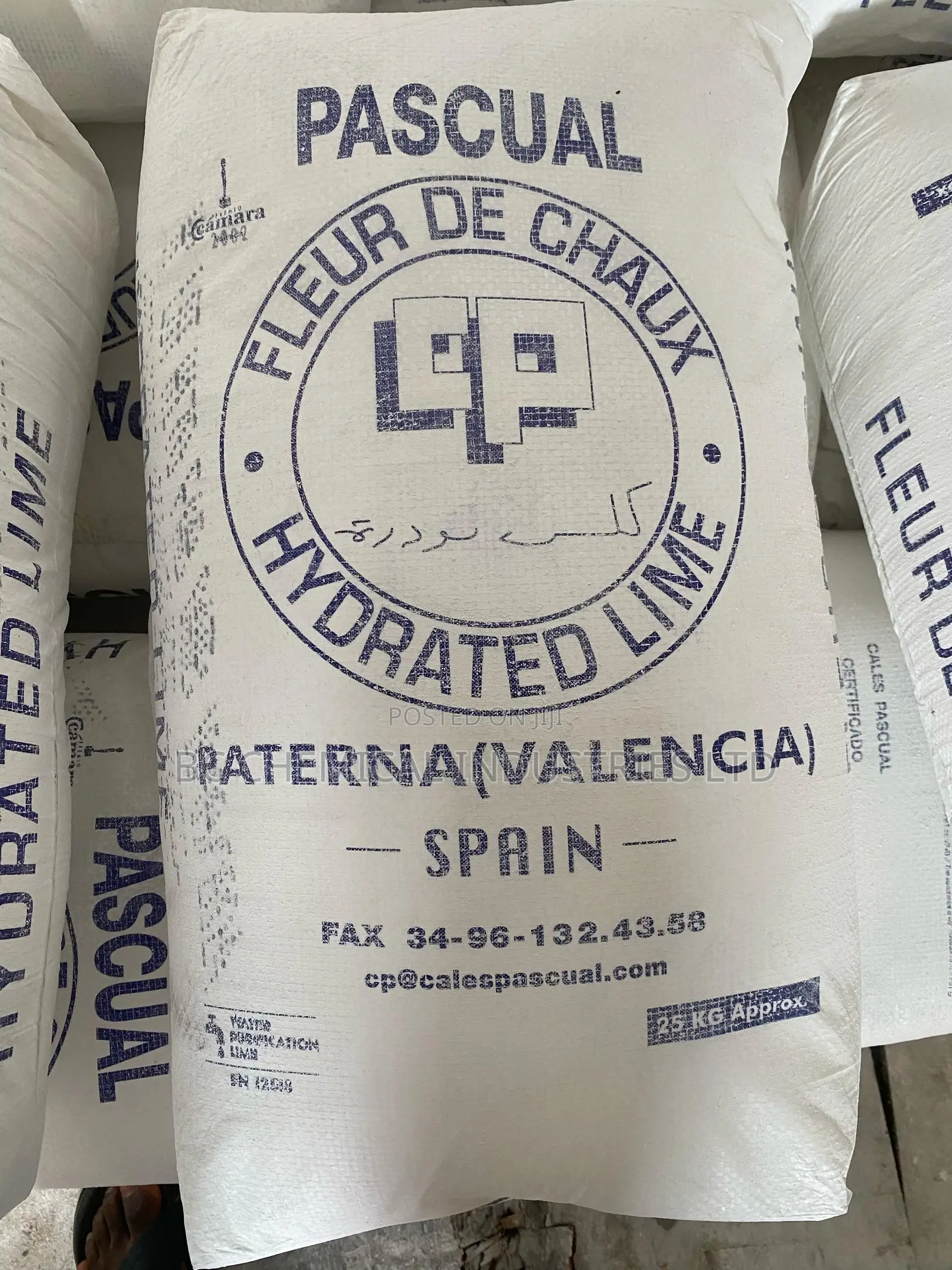 Hydrated Lime,Calcium Hydroxide,Pascual