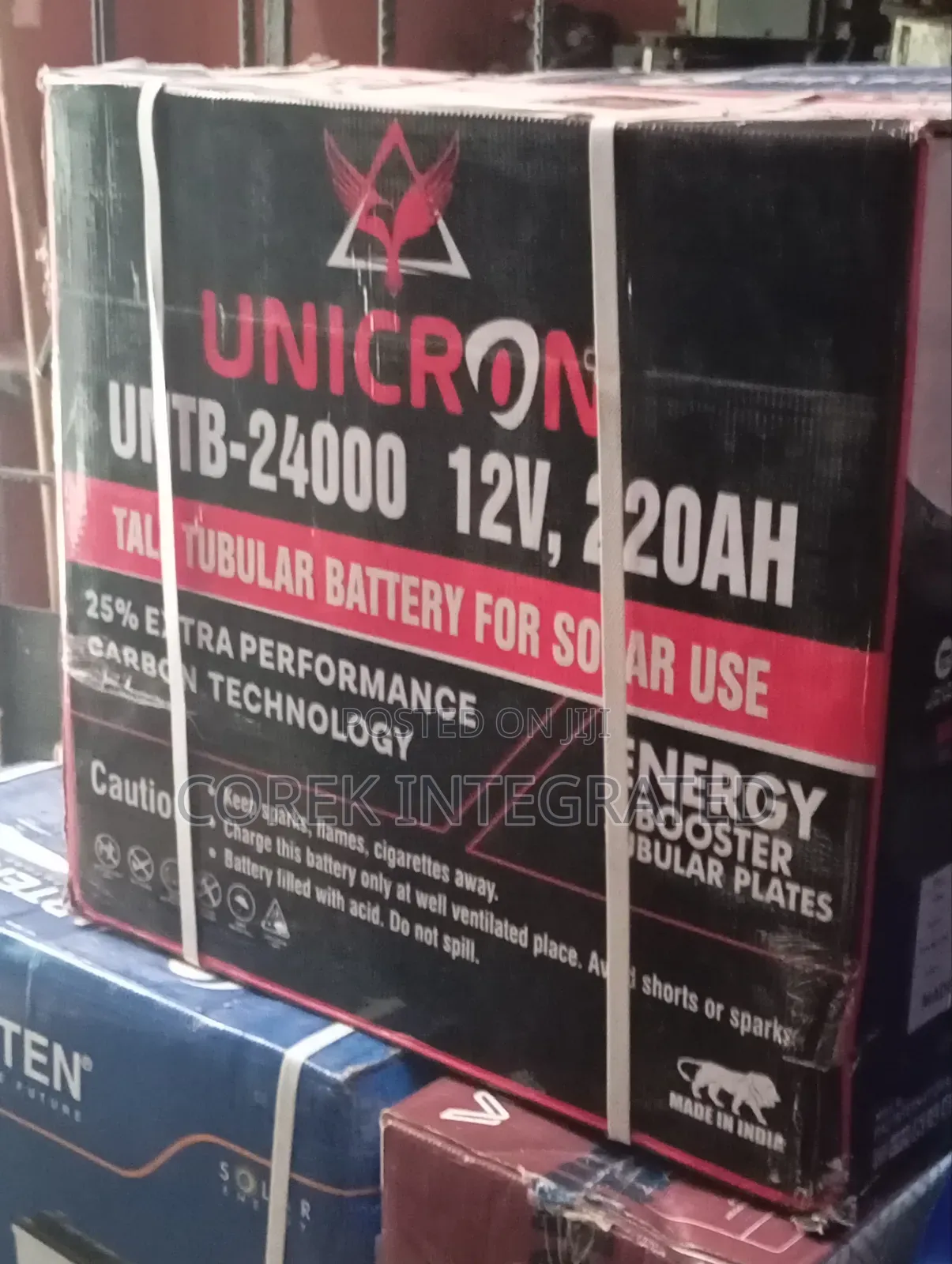 Unicron Tubular Battery