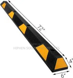 Parking Lot Curb Wheel Stopper – Heavy Duty Rubber