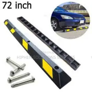 Road Block Rubber Wheel Stopper For Parking Lots