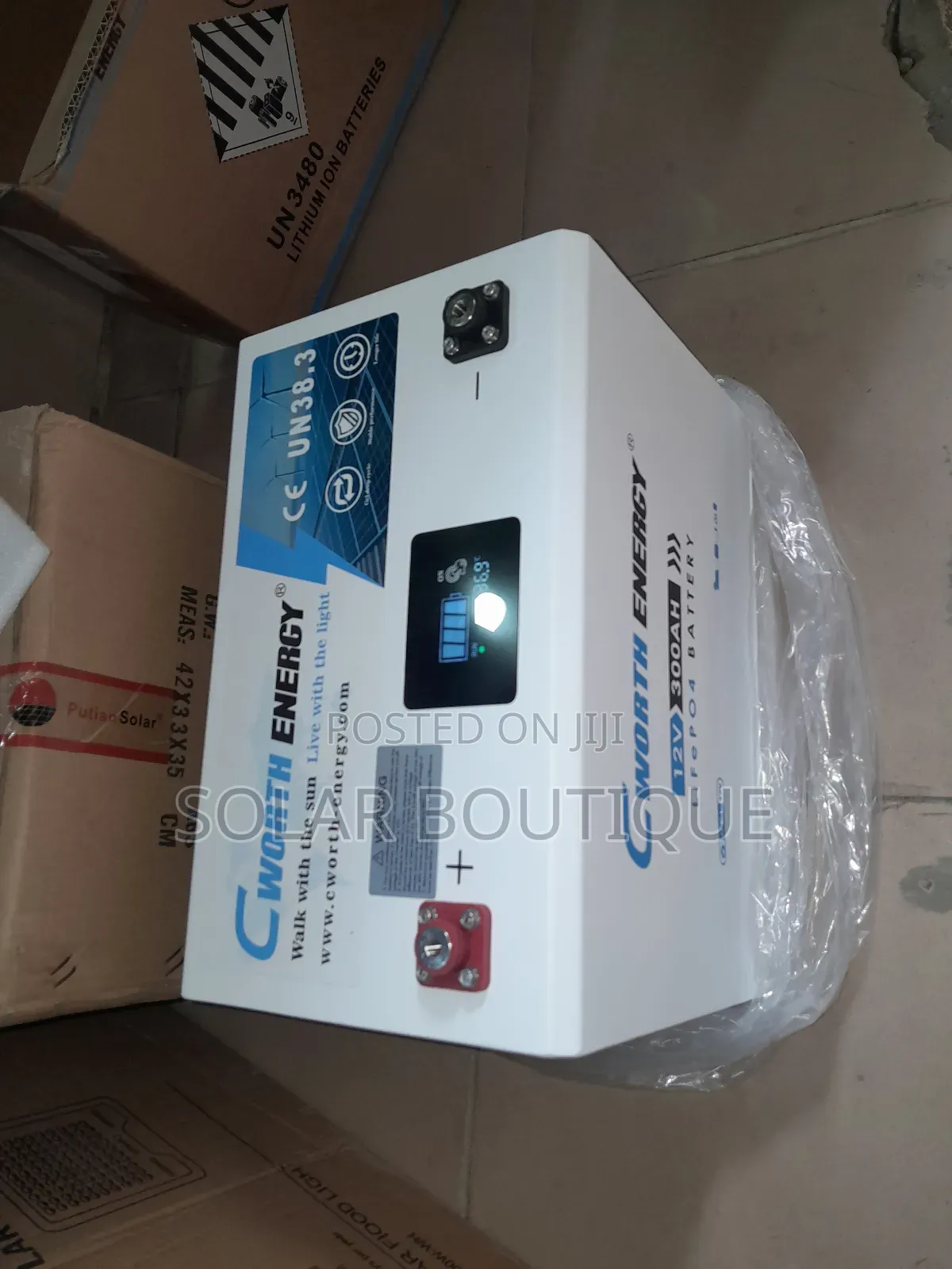 300ah 3.8kwh Cworth Lithium Battery