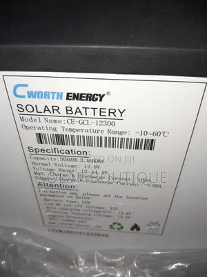300ah 3.8kwh Cworth Lithium Battery
