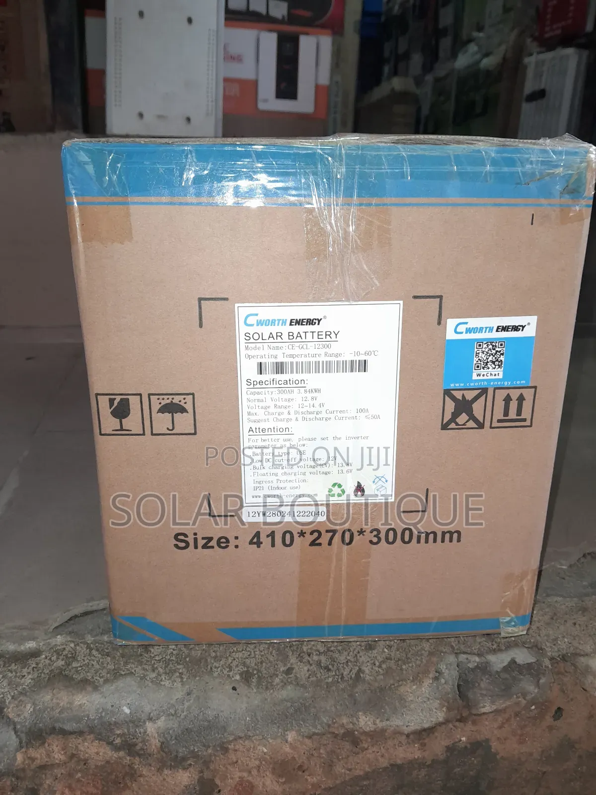 300ah 3.8kwh Cworth Lithium Battery