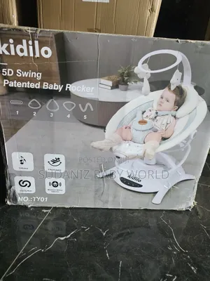 Kidilo 360 Degree Rotating Electric Baby Swing