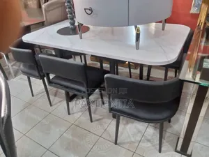 Wooden Top 6 Seater Dinning Set
