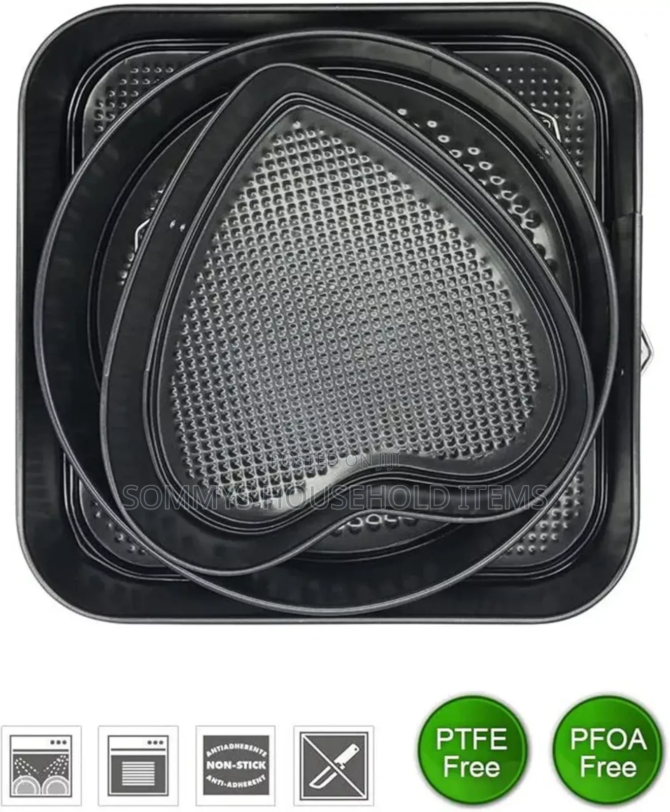 3set Cake Pan / Cake Mold / Baking Pan