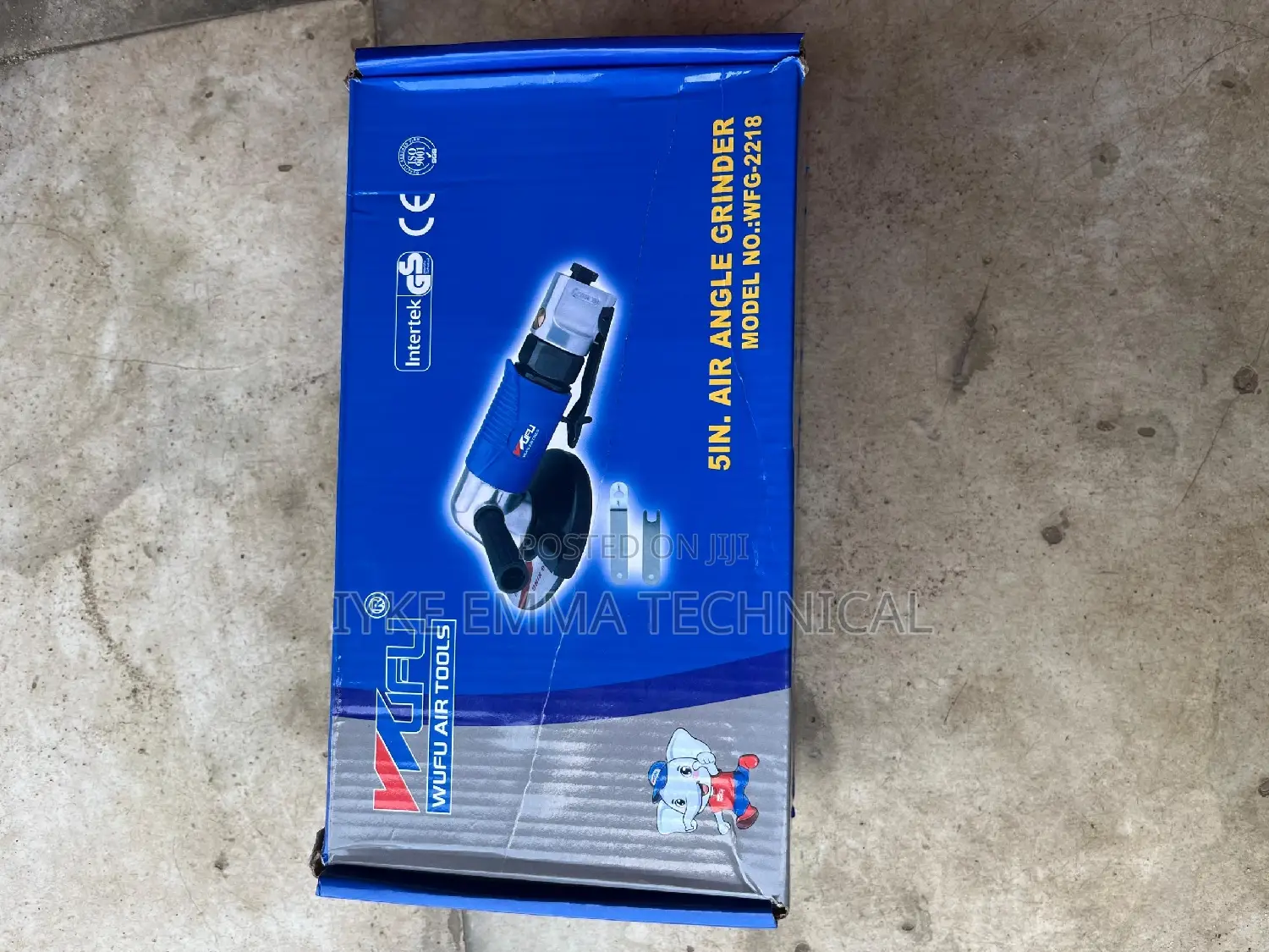5" Pneumatic Angle Grinder