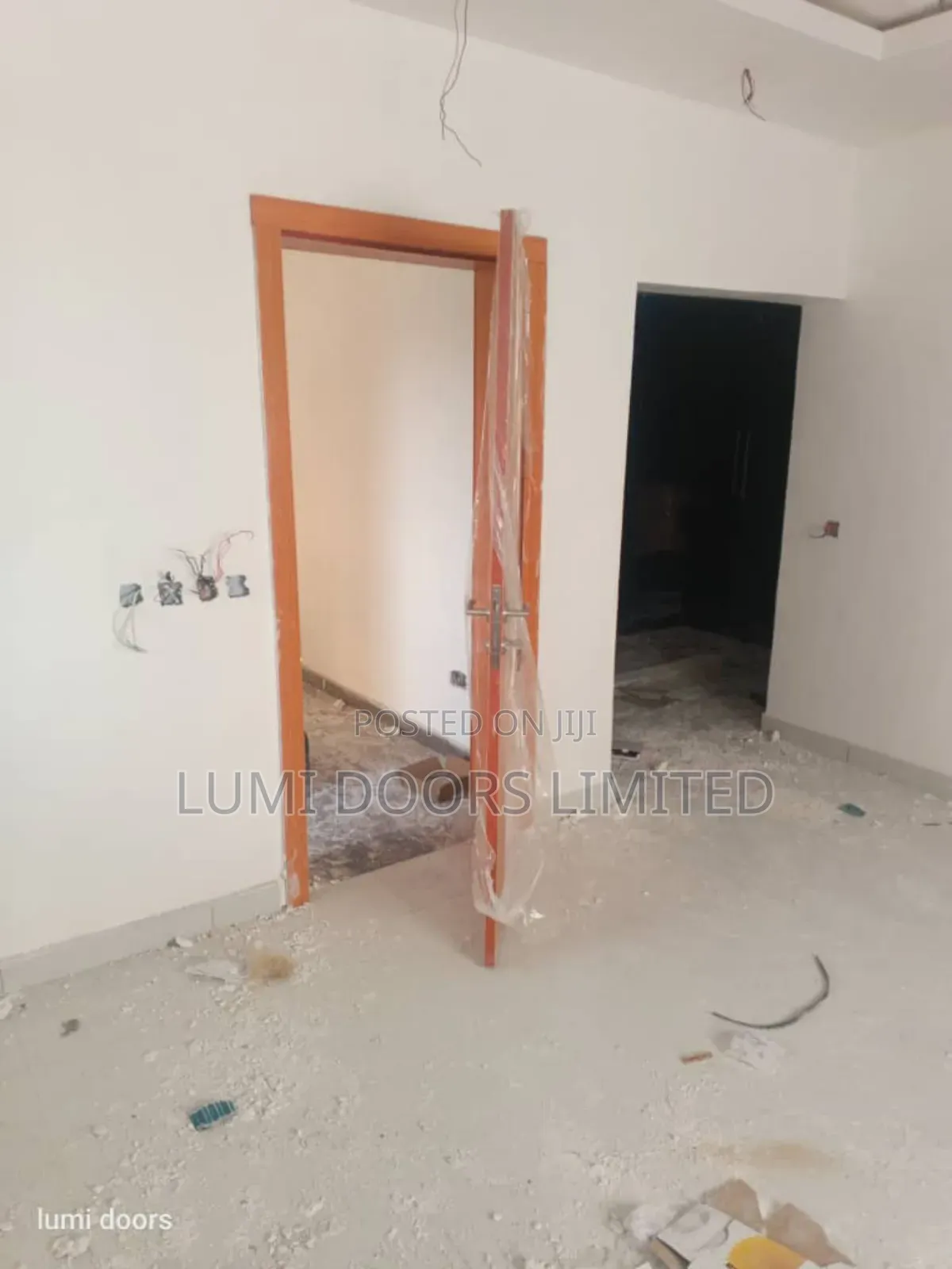 Brown HDF Flush Door