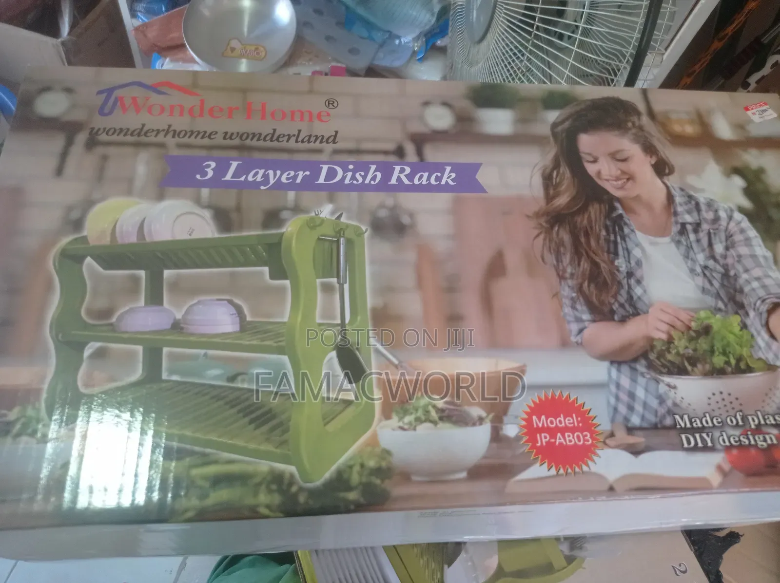 3 Layers Plastic Plate Rack