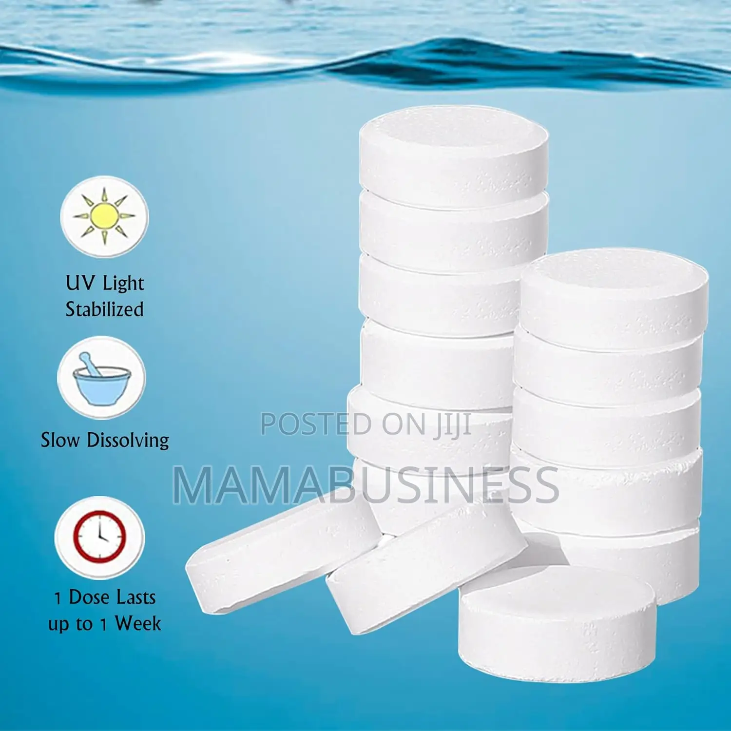 Jaysuing Clear Pool Cleaning Tablets
