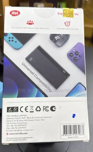 20000mah Itel 12w Powerbank