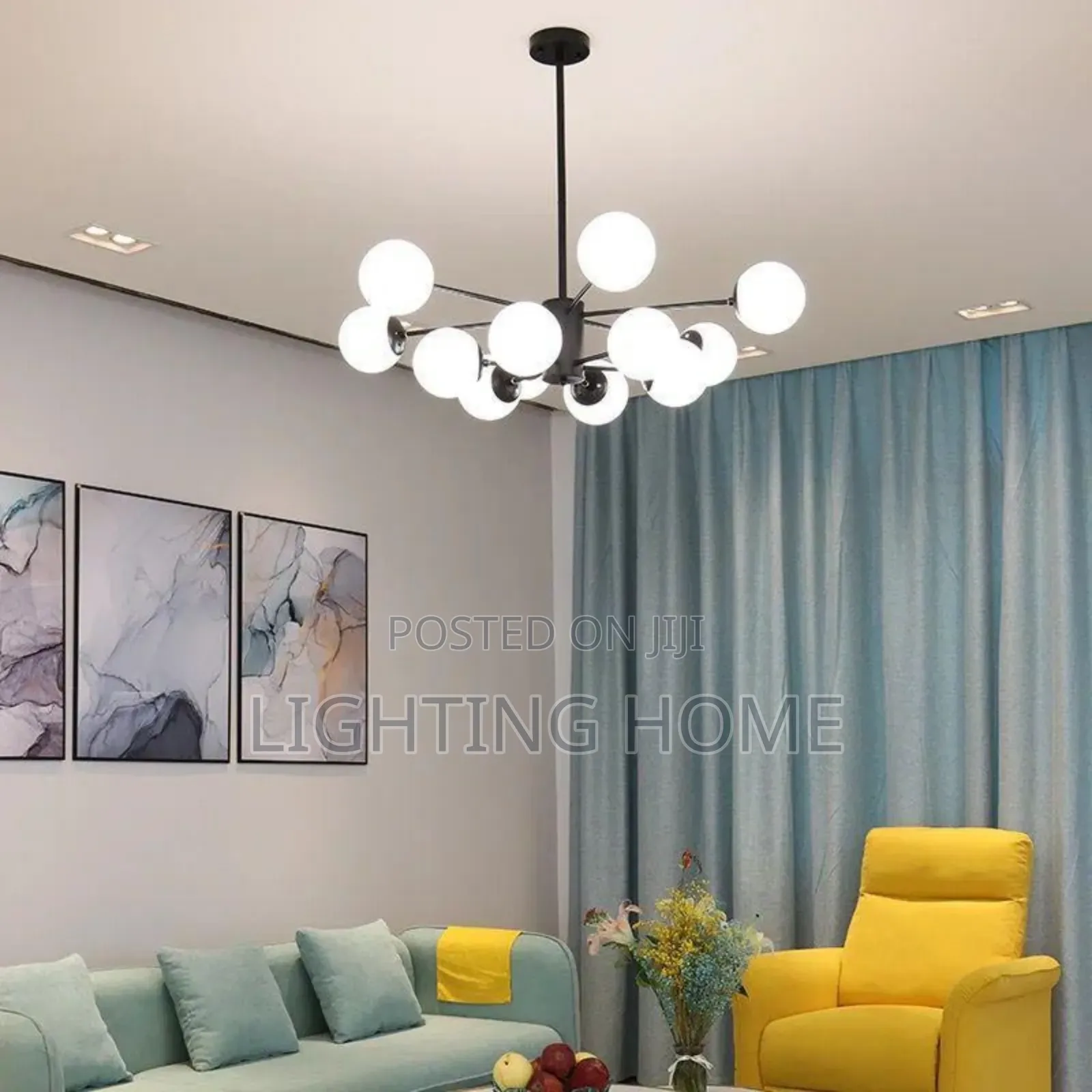 Black Body Nodic Chandelier Light