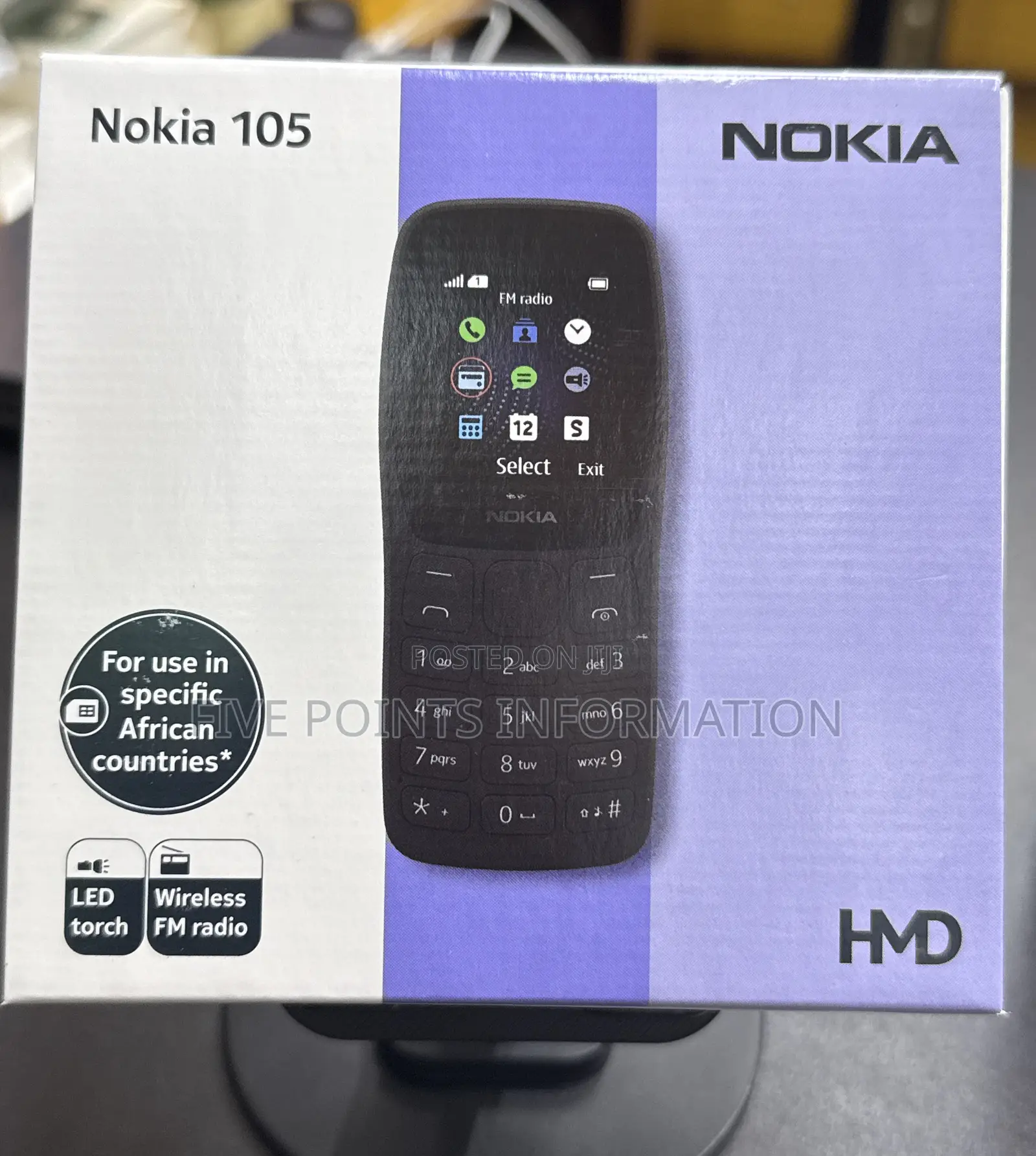 New Nokia 105 Black