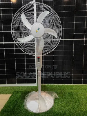 18" Solar Fan Rechargeable JCNS