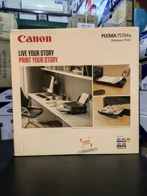 Canon Pixma Ts704 Wireless Photo Cd Id Card A4 Paper Printer