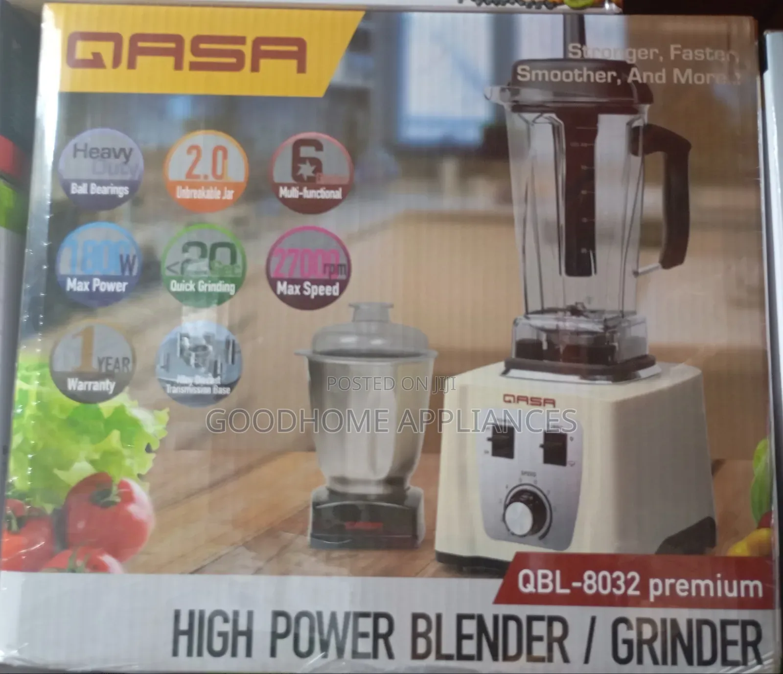 Qasa High Power Blender/Grinder