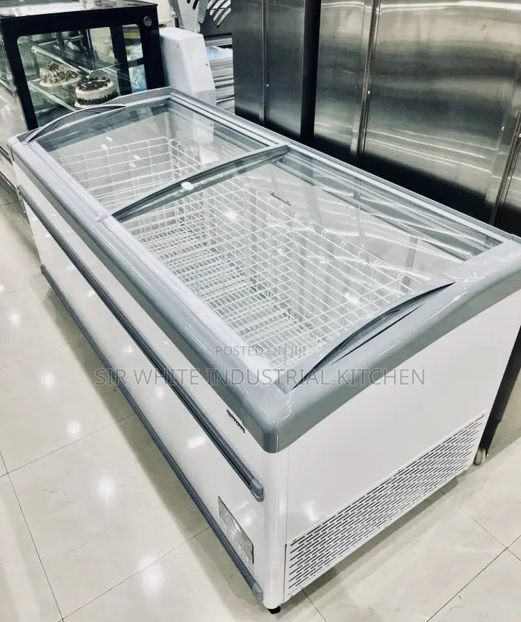 Supermarket Island Freezer Display
