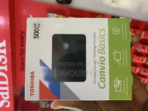 Toshiba External Hard Drive 500gb Usb 3.0 Black