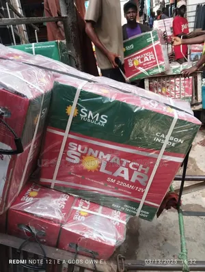 SMS Tall Tubular Battery Sunmatch Solar