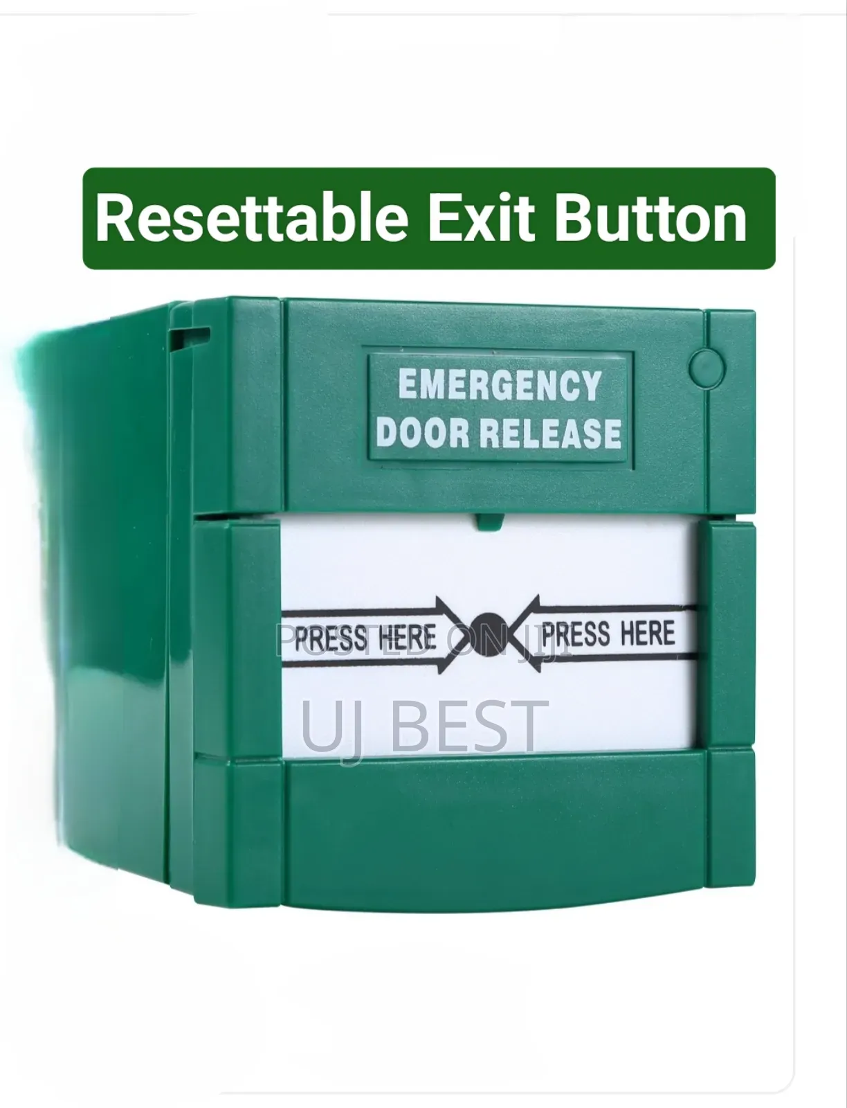 Resettable Break Glass Emergency Exit Release Button
