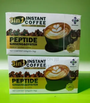 3-in-1 Instant Coffee With Peptide, Ginseng Oyster
