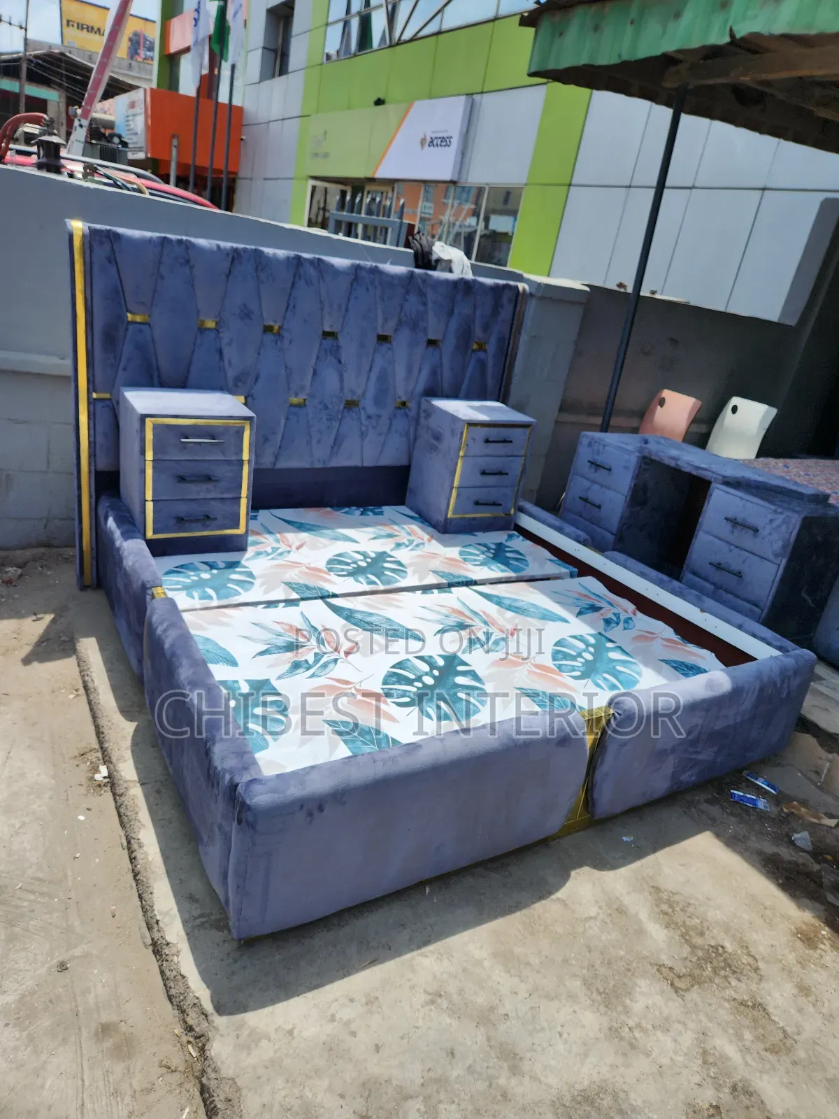 Padded 6by6 Bed Frame/Stand.