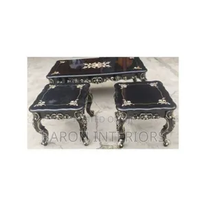 Royal Elegant Classic Centre Table With Side Stools